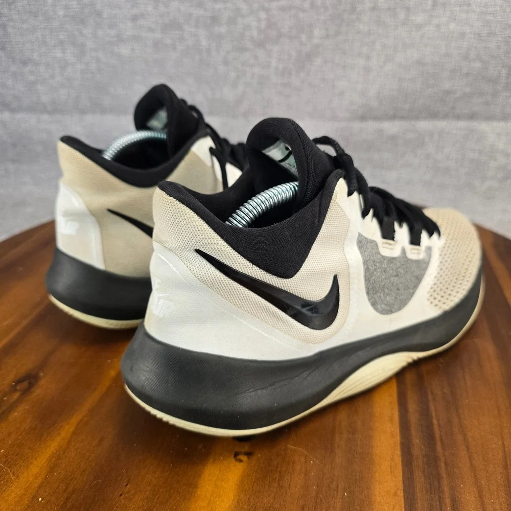 Nike Air Precision II Men's Basketball Shoes White Black Size‎ 7.5 AA7069-100